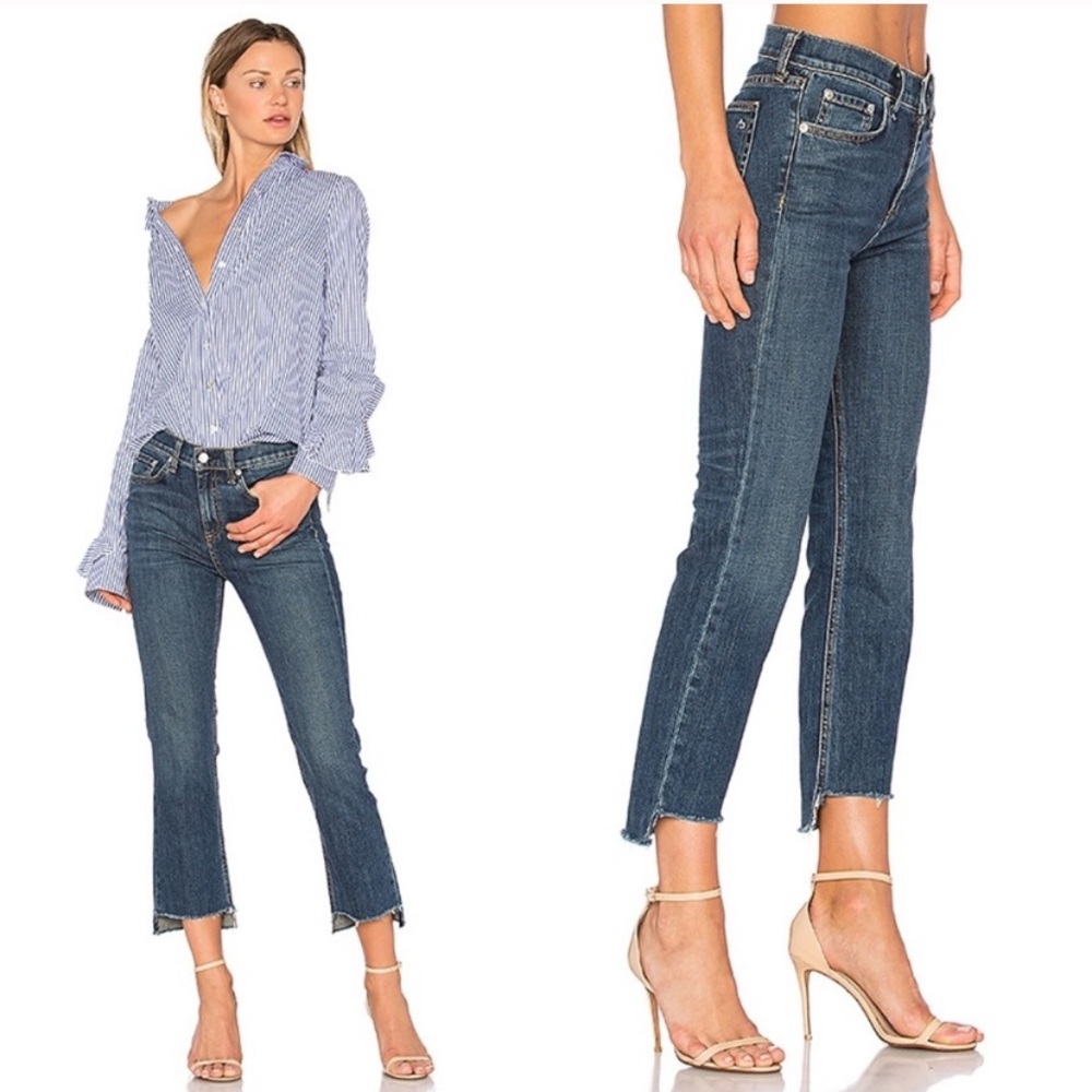 Rag & Bone Stove Pipe 10 Inch Jeans - Picture 3 of 10